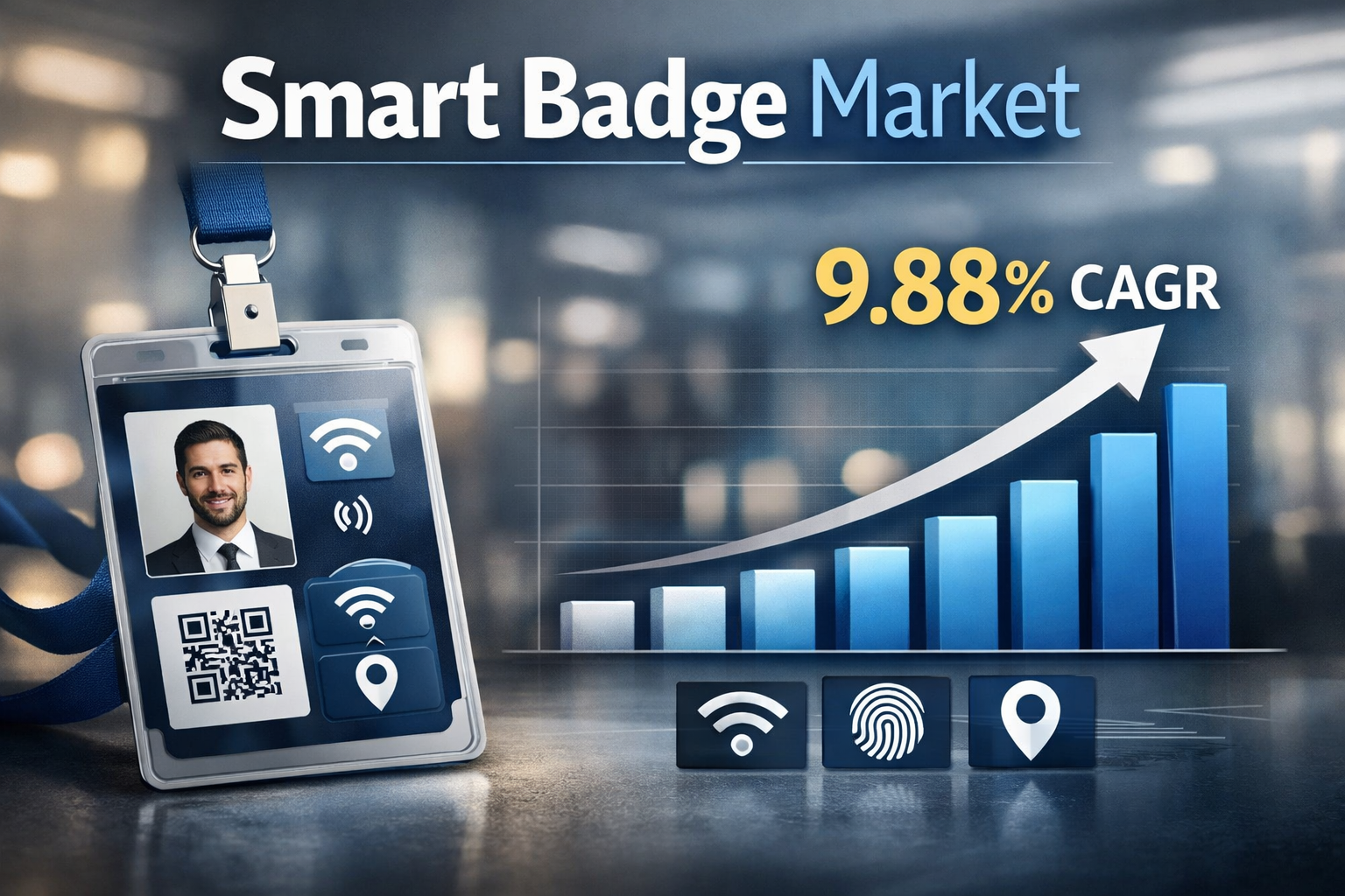 Smart Badge Market Size to Reach USD 55.56 Billion by 2032, Expanding at a 9.88% CAGR