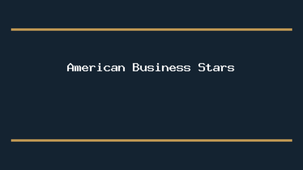 American Business Stars editorial image